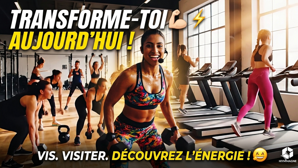 Expérience visuelle premium immersive cinématographique pour salle de sport